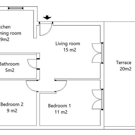 Apartment Blue Pula, New, Family Friendly, Comfortable, Free Parking And Wifi Екстер'єр фото