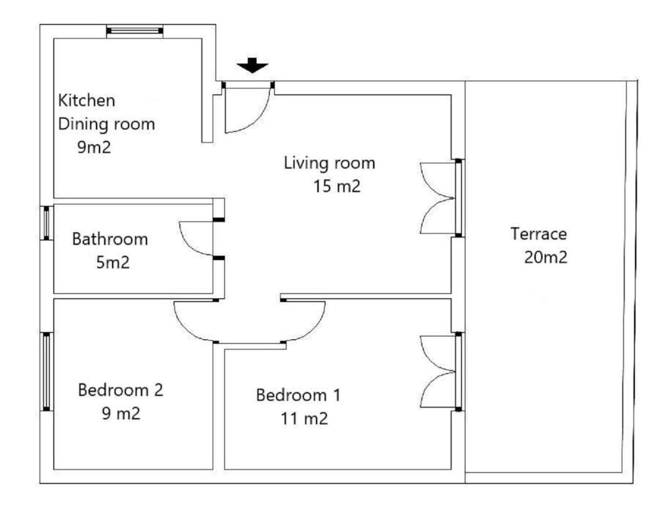 Apartment Blue Pula, New, Family Friendly, Comfortable, Free Parking And Wifi Екстер'єр фото